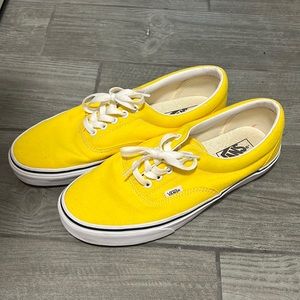 PERFECT CONDITION Yellow Vans
